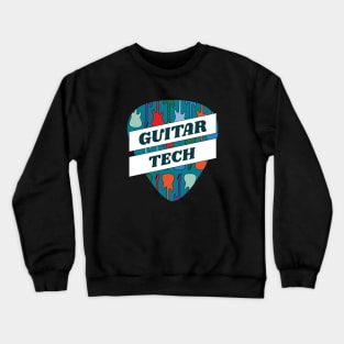 Guitar Tech Guitar Pick Crewneck Sweatshirt